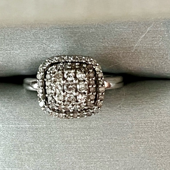 White gold & diamonds ring 0.50 tc natural diamonds - Picture 4 of 8